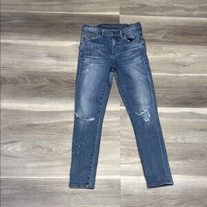Citizens of Humanity distressed skinny blue denim jeans size 26